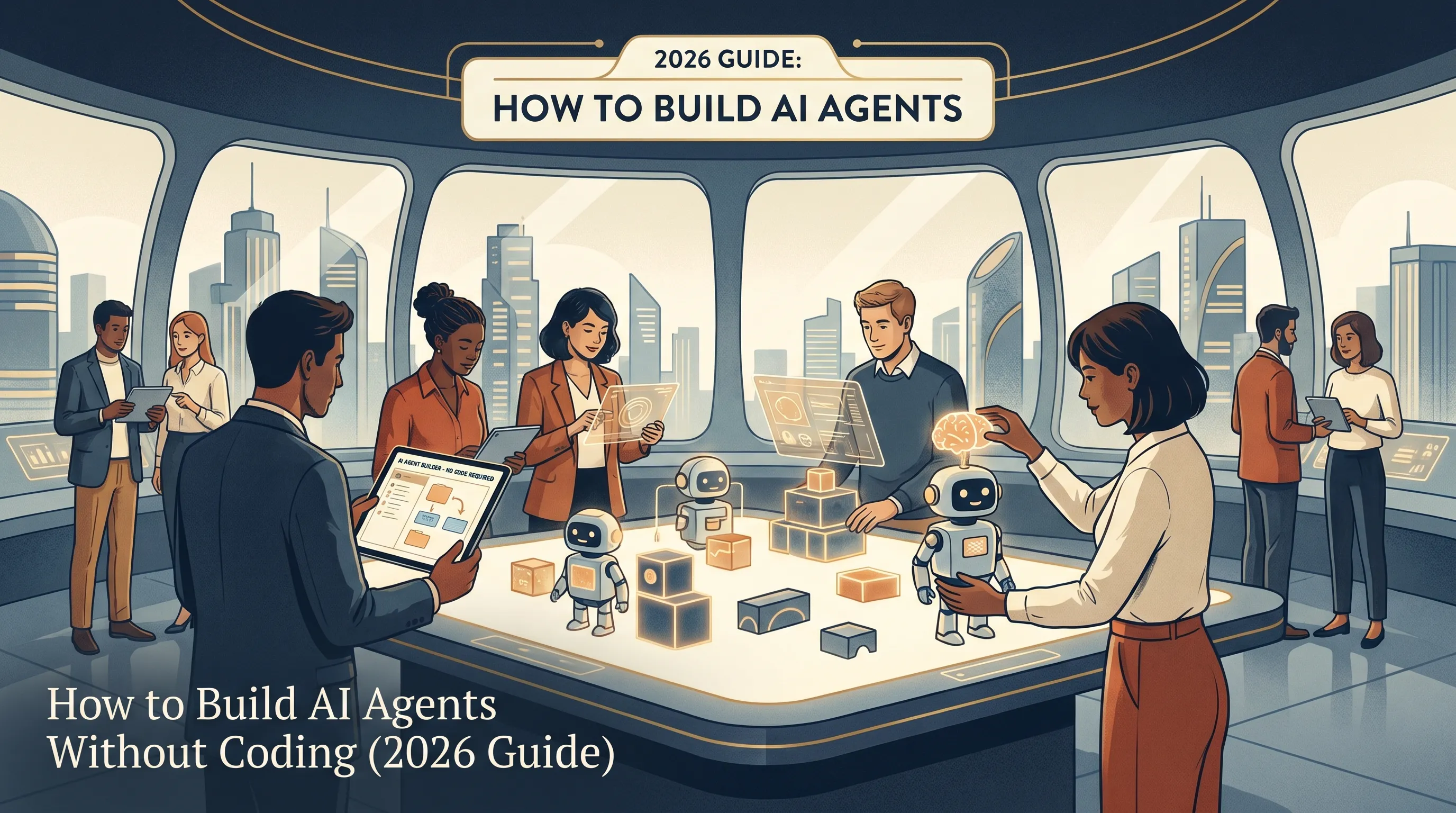 How to Build AI Agents Without Coding (2026 Guide) | TaskifyLabs
